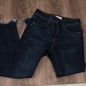 Dark Blue Denim Jeans LOFT